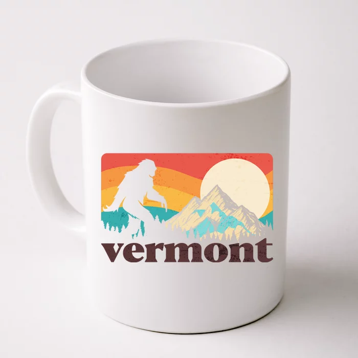 Vintage Vermont Bigfoot Sasquatch Wilderness Front & Back Coffee Mug