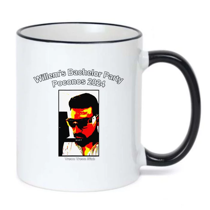 Vroom Vroom Bachelor Black Color Changing Mug