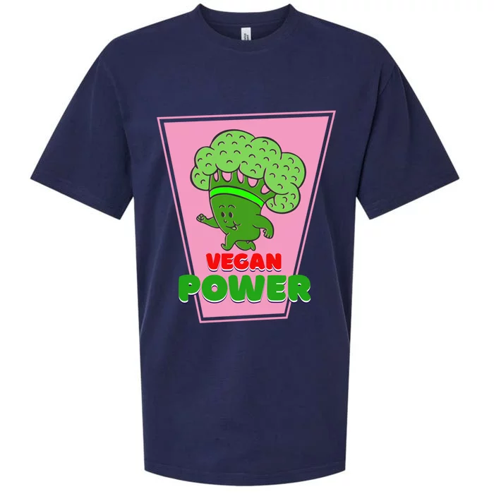 Vegetarian Veggies Broccoli Runner Vegan Power Running Gift Sueded Cloud Jersey T-Shirt