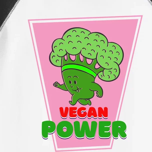 Vegetarian Veggies Broccoli Runner Vegan Power Running Gift Toddler Fine Jersey T-Shirt