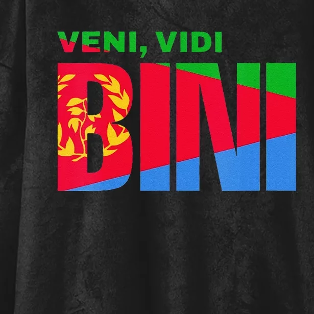 Vini Vidi Bini Biniam Girmay Eritrean Cyclist France Hooded Wearable Blanket