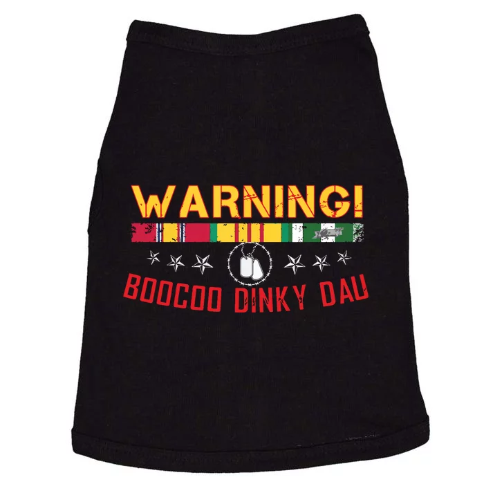 Vietnam Veteran Boocoo Dinky Dau Doggie Tank