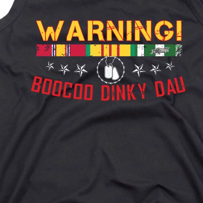 Vietnam Veteran Boocoo Dinky Dau Tank Top