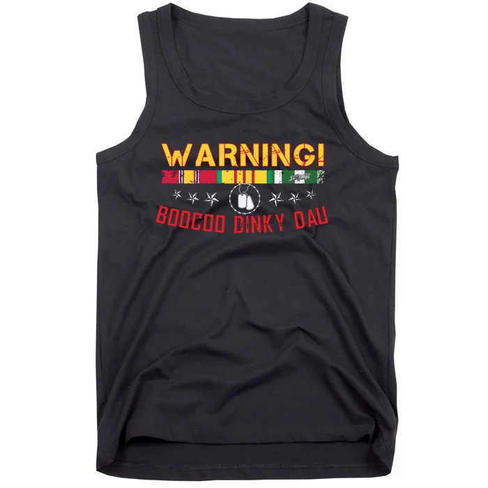 Vietnam Veteran Boocoo Dinky Dau Tank Top