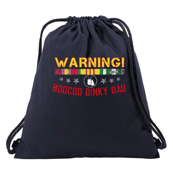 Vietnam Veteran Boocoo Dinky Dau Drawstring Bag