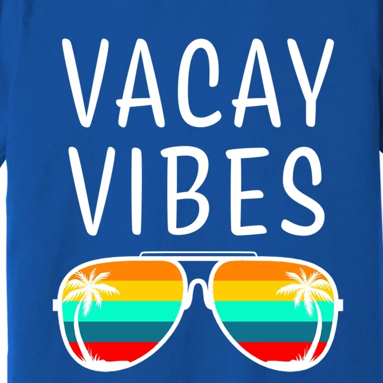 Vacay Vibes Beach Vacation Cute Gift Premium T-Shirt