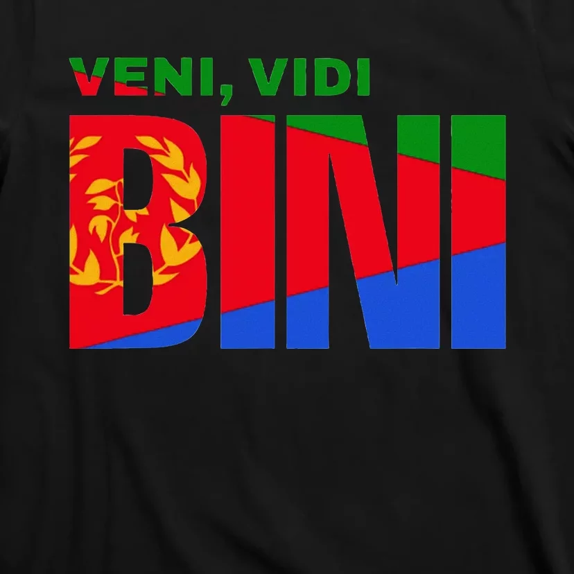 Vini Vidi Bini Eritrean Cyclist De France T-Shirt