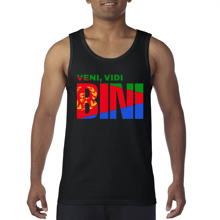 Vini Vidi Bini Eritrean Cyclist De France Tank Top