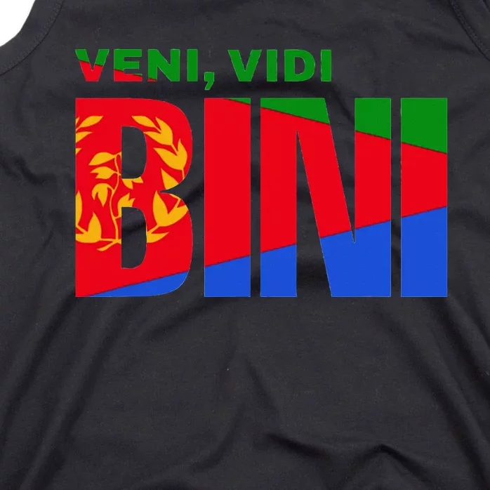 Vini Vidi Bini Eritrean Cyclist De France Tank Top