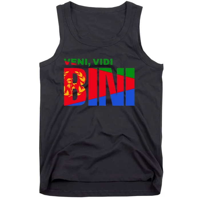 Vini Vidi Bini Eritrean Cyclist De France Tank Top