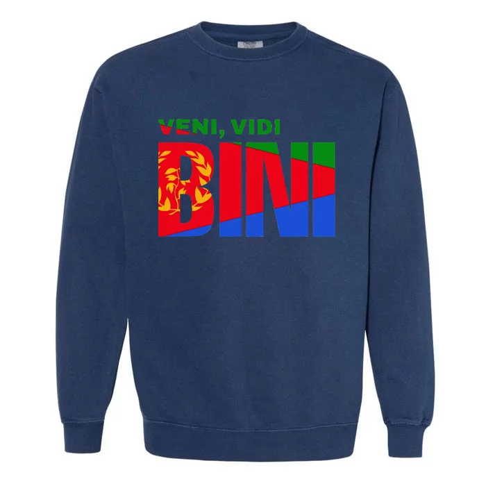 Vini Vidi Bini Eritrean Cyclist De France Garment-Dyed Sweatshirt