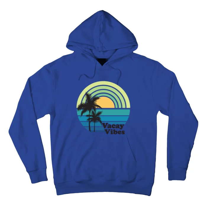 Vacay Vibes Beach Family Vacation Summer Graphic Gift Hoodie