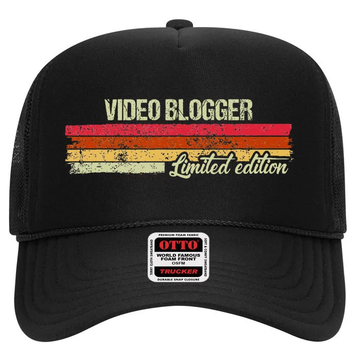 Vintage Video Blogger Limited Edition High Crown Mesh Trucker Hat