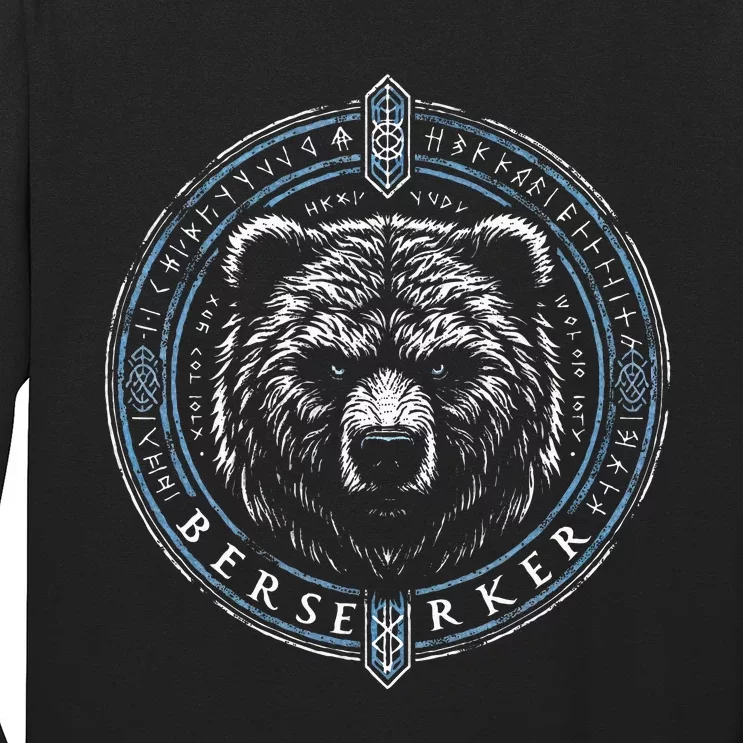 Viking Viking Berserker Bear Long Sleeve Shirt