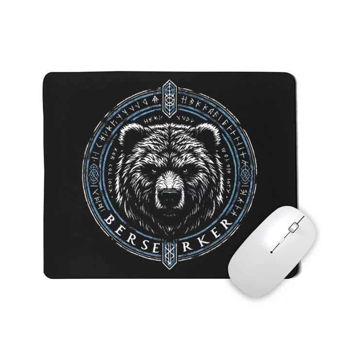 Viking Viking Berserker Bear Mousepad