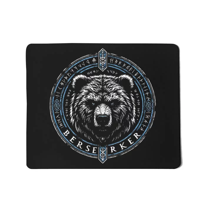 Viking Viking Berserker Bear Mousepad