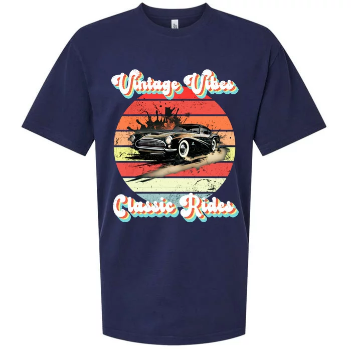 Vintage Vibes Classic Rides Retro Sueded Cloud Jersey T-Shirt