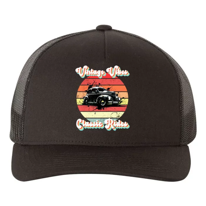 Vintage Vibes Classic Rides Retro Yupoong Adult 5-Panel Trucker Hat