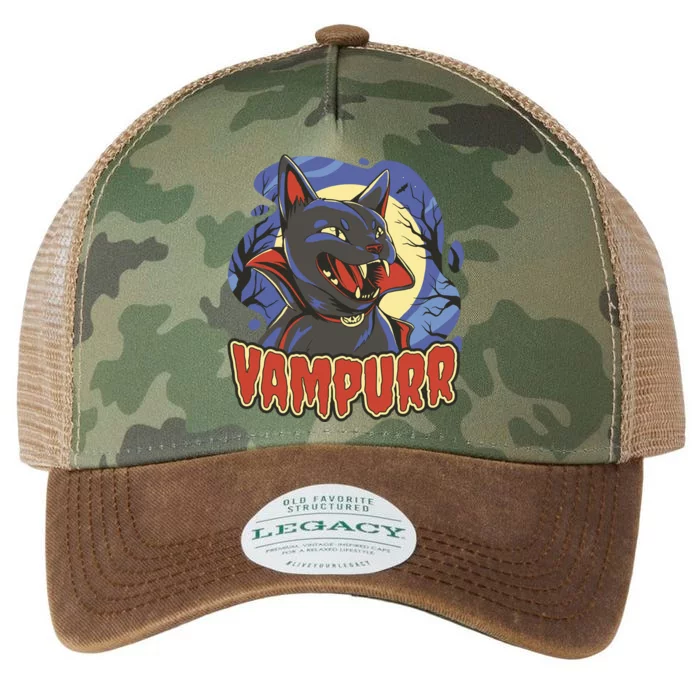 Vampurr Vampire Cat Legacy Tie Dye Trucker Hat