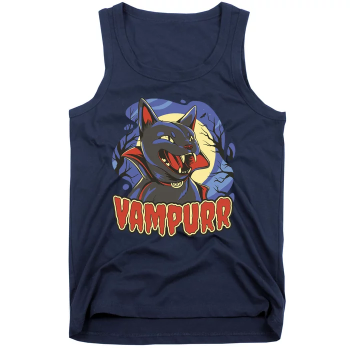 Vampurr Vampire Cat Tank Top