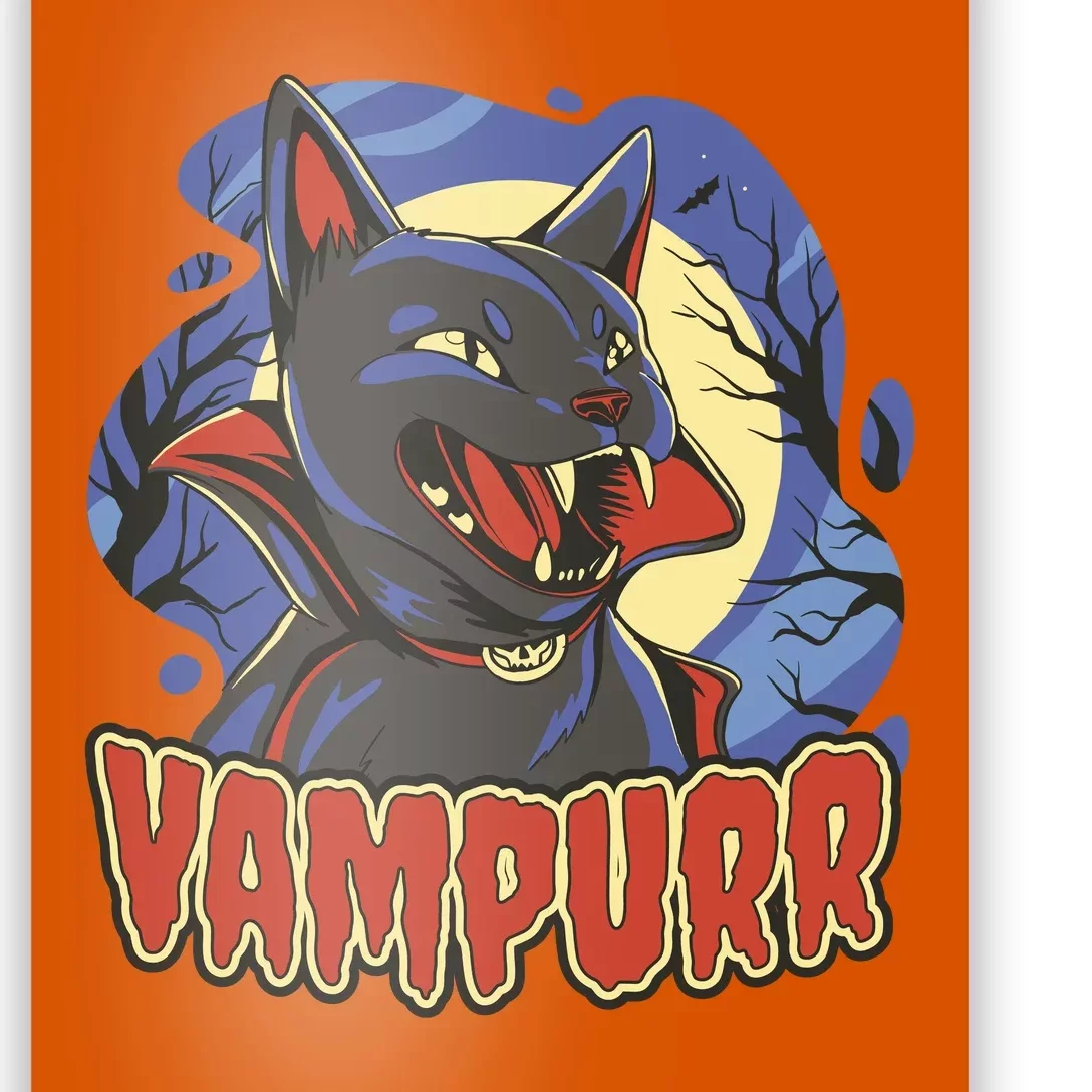 Vampurr Vampire Cat Poster