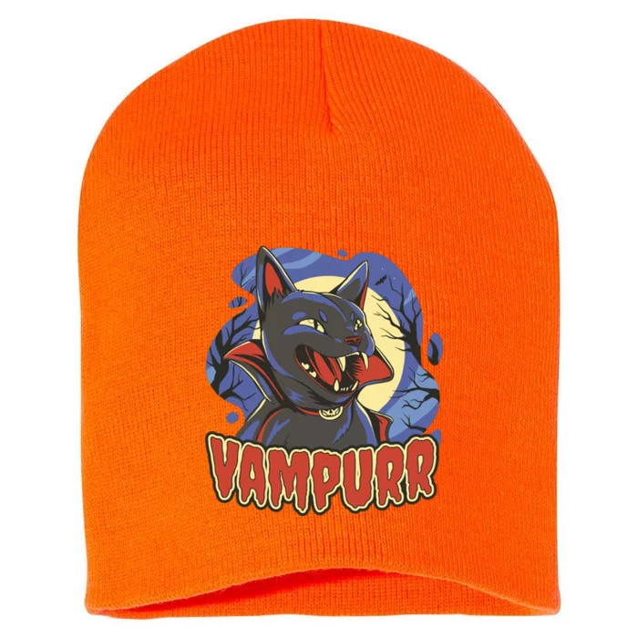 Vampurr Vampire Cat Short Acrylic Beanie