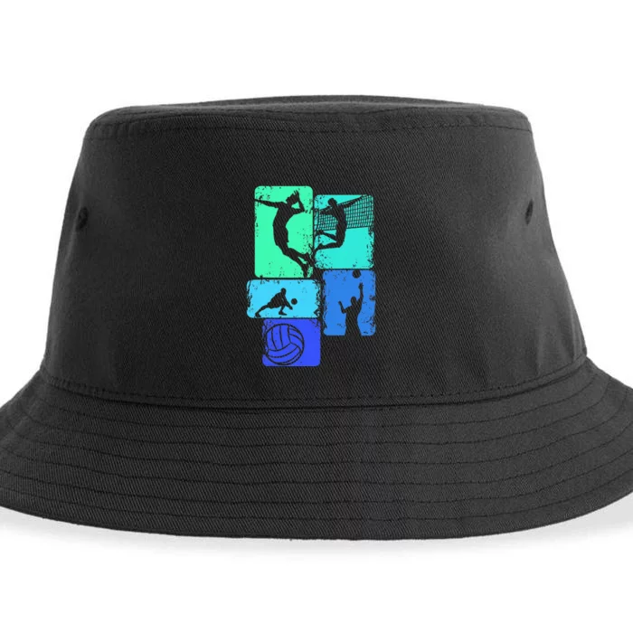 Volleyballer Volleyball Children Sustainable Bucket Hat