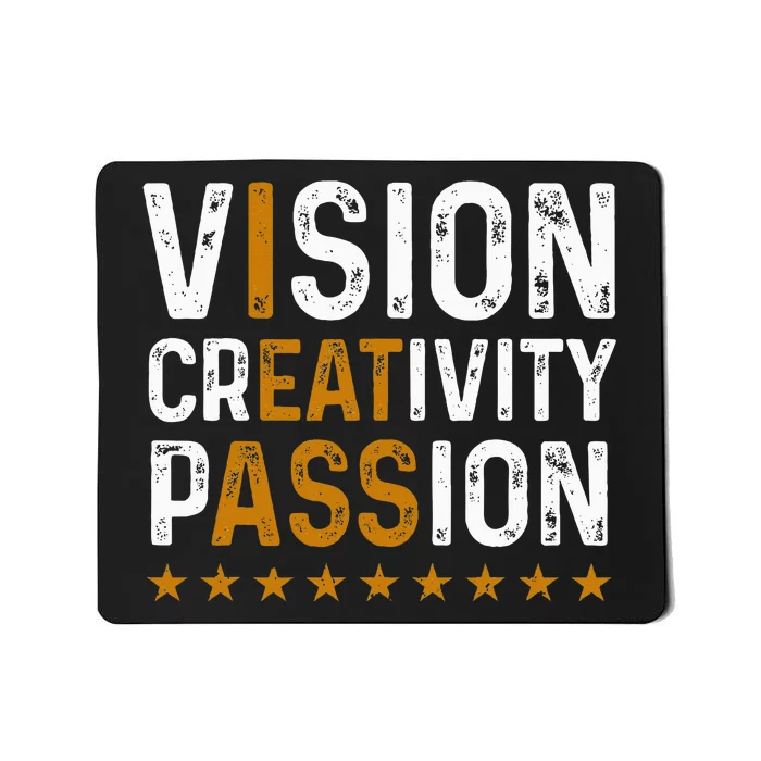 vintage Vision Creativity Passion Mousepad