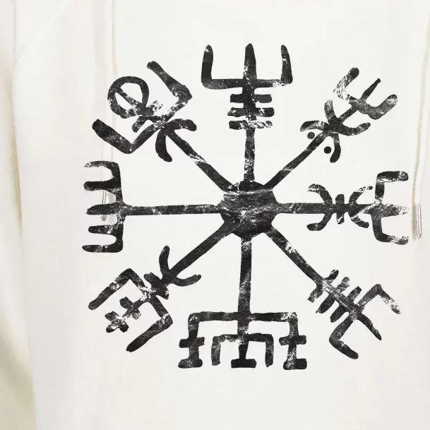 Vegvisir Viking Compass Rune Protection Symbol Celts Nordic Womens Funnel Neck Pullover Hood