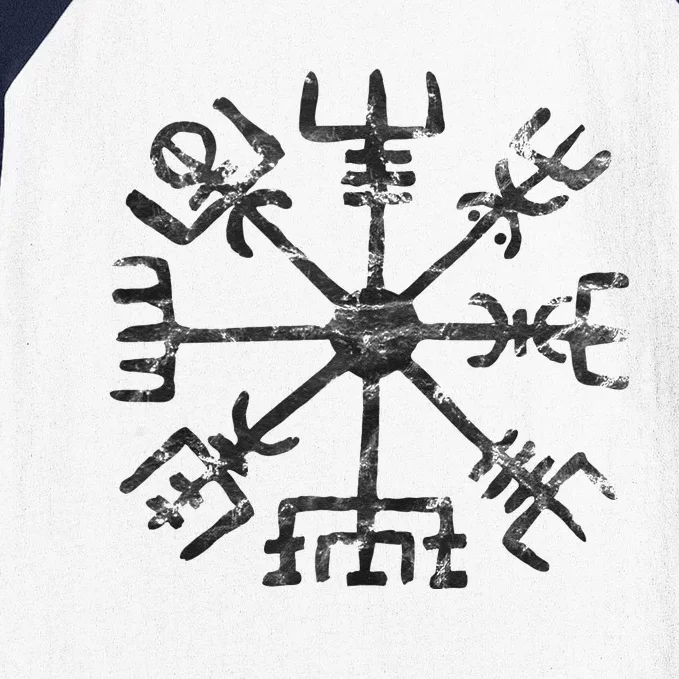 Vegvisir Viking Compass Rune Protection Symbol Celts Nordic Baseball Sleeve Shirt