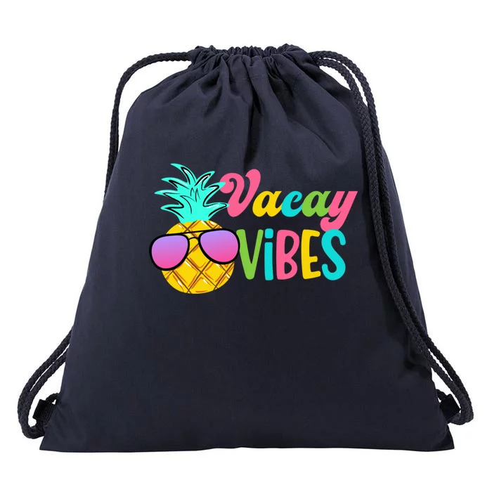 Vacay Vibes Cute Gift Drawstring Bag