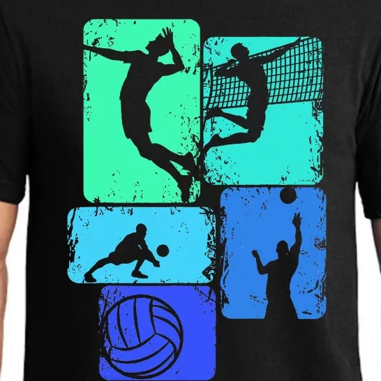 Volleyballer Volleyball Children Pajama Set