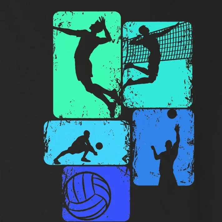 Volleyballer Volleyball Children Toddler Long Sleeve Shirt