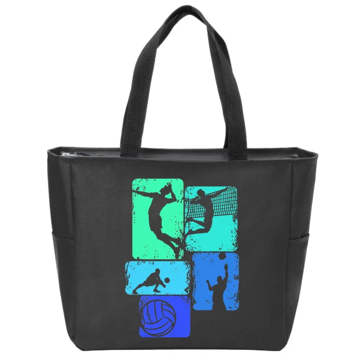 Volleyballer Volleyball Children Zip Tote Bag