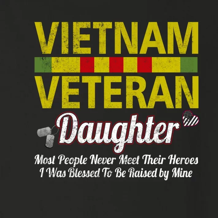 Vietnam Veteran Daughter Raised By My Hero War Veterans Toddler Long Sleeve Shirt