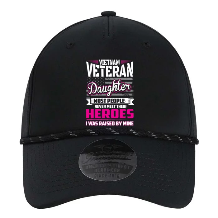 Vietnam Veteran Daughter Cute Gift Raised By My Hero Performance The Dyno Cap