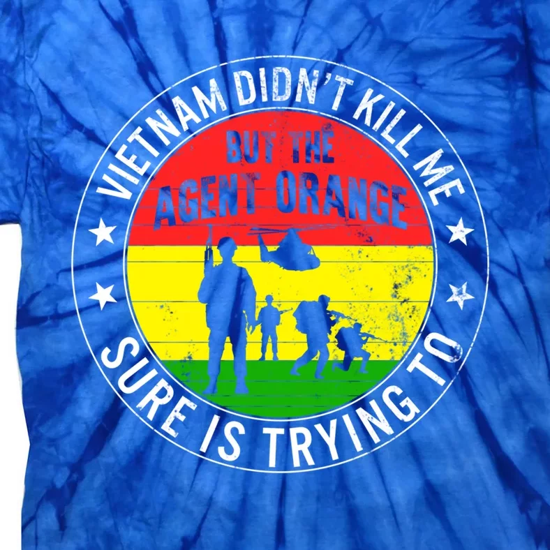 Vietnam Veterans Day Orange Agent Victims Retired Soldiers Gift Tie-Dye T-Shirt