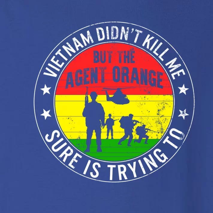 Vietnam Veterans Day Orange Agent Victims Retired Soldiers Gift Toddler Long Sleeve Shirt