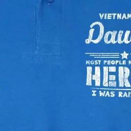 Vietnam Veteran Daughter Hero Father Proud Dad Papa Veteran Gift Softstyle Adult Sport Polo