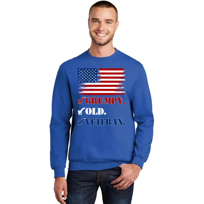 Vietnam Veterans Day Veteran Lives Matter Grumpy Old Veteran Gift Tall Sweatshirt