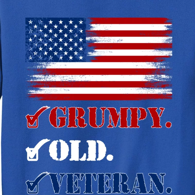 Vietnam Veterans Day Veteran Lives Matter Grumpy Old Veteran Gift Tall Sweatshirt