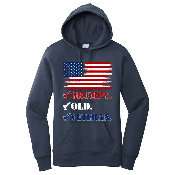 Vietnam Veterans Day Veteran Lives Matter Grumpy Old Veteran Gift Women's Pullover Hoodie