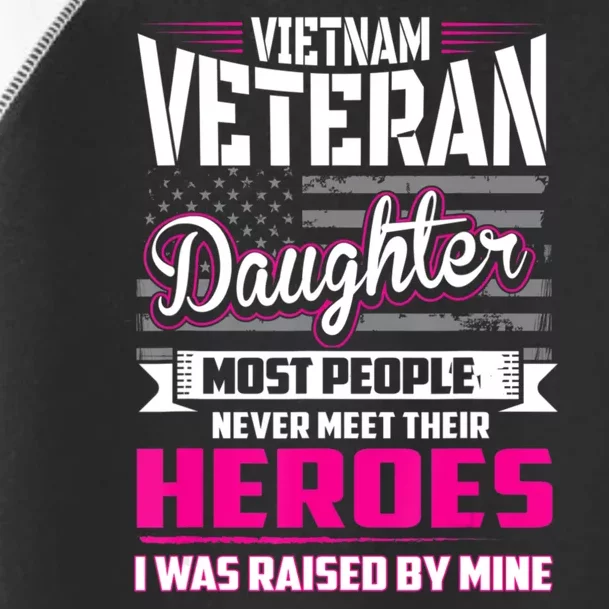 Vietnam Veteran Daughter Raised By My Hero Toddler Fine Jersey T-Shirt