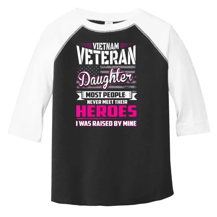 Vietnam Veteran Daughter Raised By My Hero Toddler Fine Jersey T-Shirt