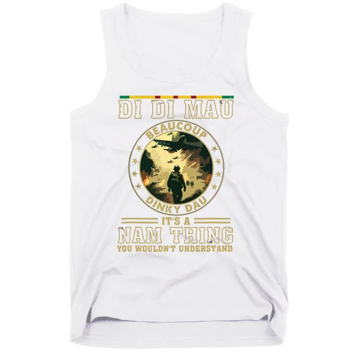 Vietnam Veteran Di Di Mau Vietnam War Memory Memorial Day Tank Top