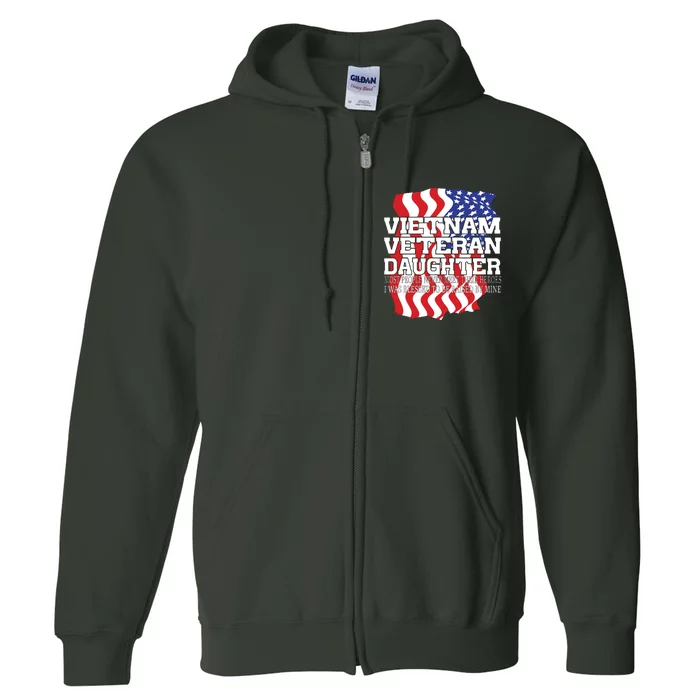 Vietnam Veteran Daughter Full Zip Hoodie