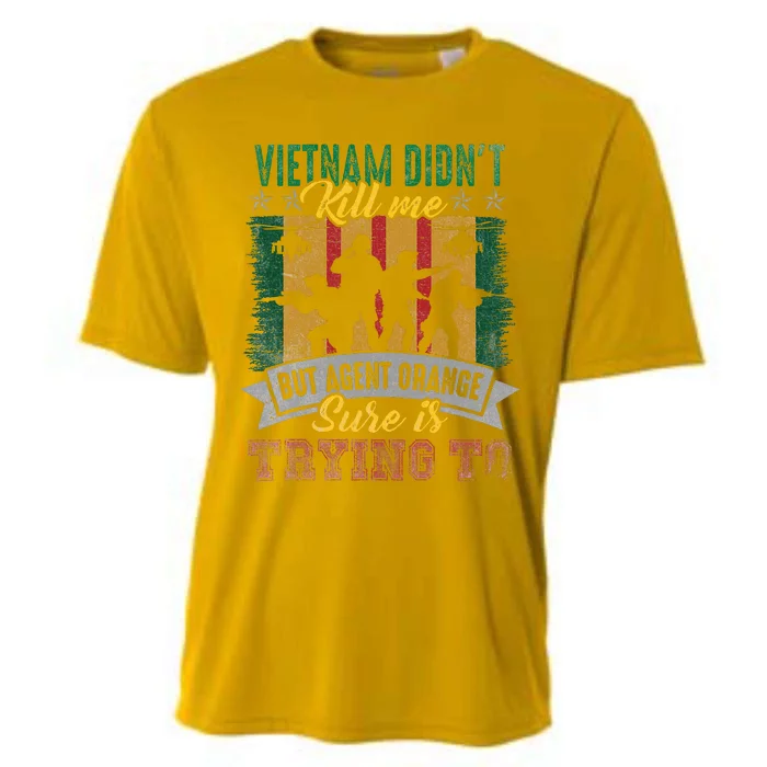 Vietnam Veterans Day Orange Agent Victims Retired Soldiers Cooling Performance Crew T-Shirt