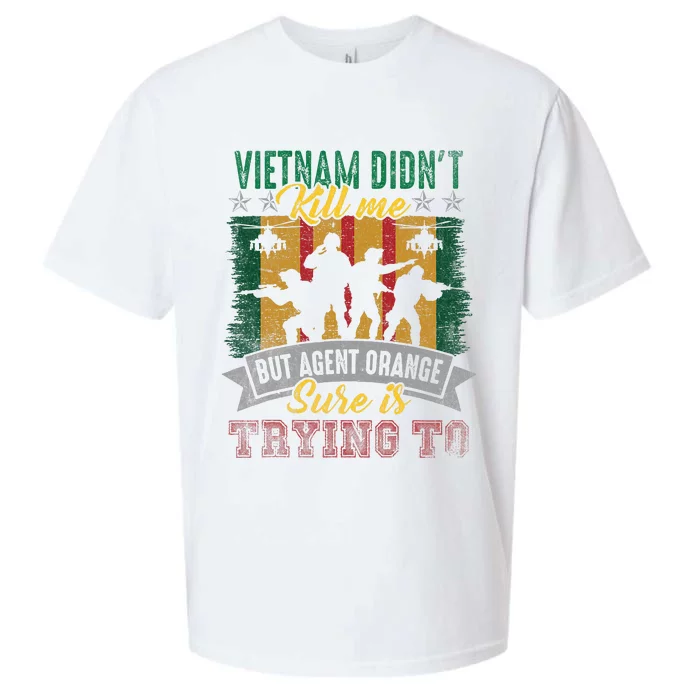 Vietnam Veterans Day Orange Agent Victims Retired Soldiers Sueded Cloud Jersey T-Shirt