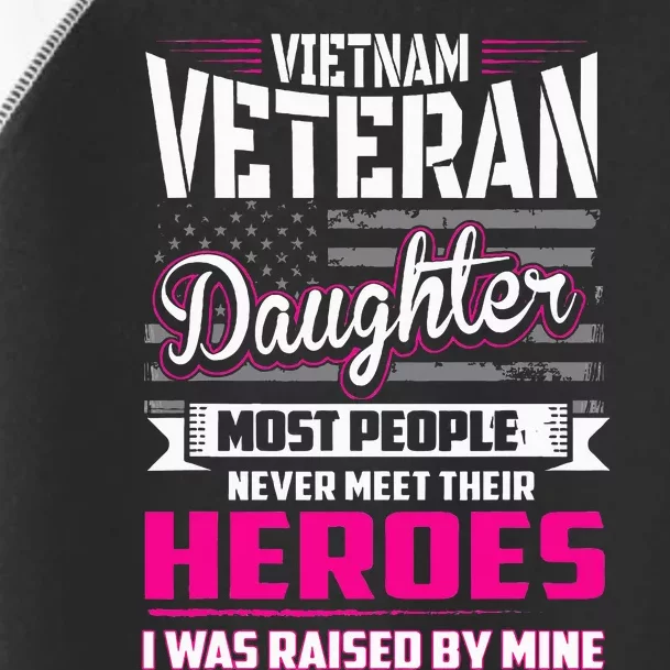 Vietnam Veteran Daughter Raised By My Hero Toddler Fine Jersey T-Shirt