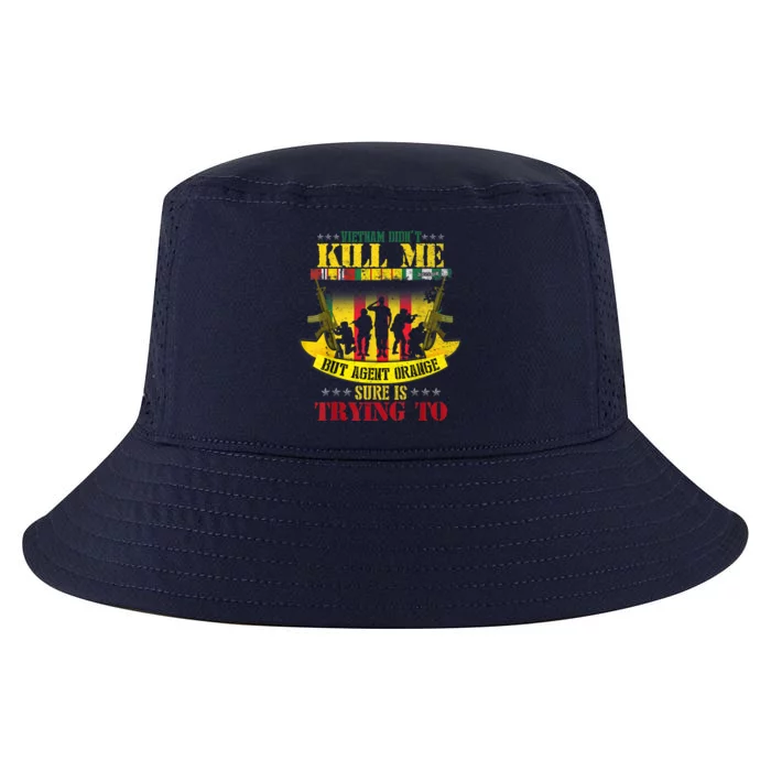 Vietnam Veterans Day Orange Agent Victims Retired Soldiers Cool Comfort Performance Bucket Hat